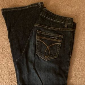 EUC Calvin Klein flare jeans sz 4